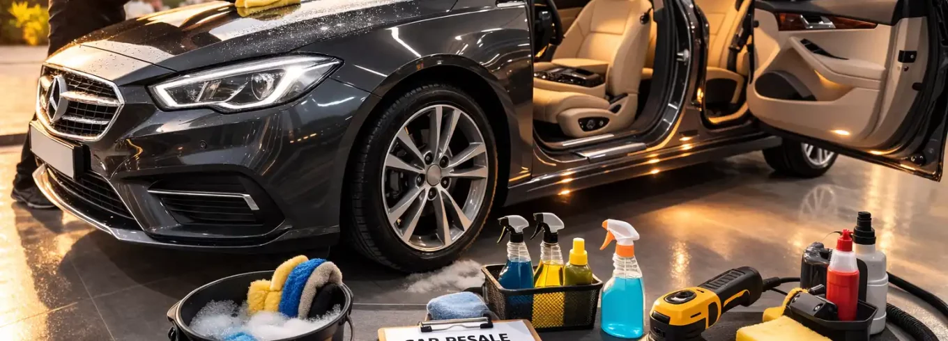 prepare your car for resale Dubai